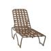 Tropitone Kahana 79" Long Reclining Single Chaise Lounge Metal in Brown | 39.5 H x 27 W x 79 D in | Outdoor Furniture | Wayfair 260532_MOC_GRE