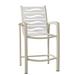 Tropitone South Beach EZ Span™ 28" Patio Bar Stool in Gray/Brown | 43.5 H x 24 W x 25.5 D in | Wayfair 230526WV_SNR_DRW