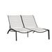 Tropitone South Beach EZ Span™ Double Chaise Lounge Metal in Black | 43 H x 53.5 W x 83.5 D in | Outdoor Furniture | Wayfair 230575WV_OBS_VGR