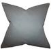 The Pillow Collection Kalindi Solid Bedding Sham 100% Cotton in Gray | 26 H x 20 W x 5 D in | Wayfair STD-pp-dyedsolid-flamingogrey-