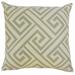 The Pillow Collection Josue Geometric Bedding Sham Polyester in Green/White | 26 H x 20 W x 5 D in | Wayfair STD-BAR-M9253-CELADON-R61P39