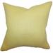 The Pillow Collection Idalya Solid Bedding Sham 100% Linen | 26 H x 20 W x 5 D in | Wayfair STD-MVT-1059-CANARY-L100