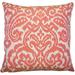 The Pillow Collection Wafai Ikat Bedding Sham Cotton Blend in Pink | 26 H x 26 W x 8 D in | Wayfair EURO-BAR-MER-M9792-DOMINO-C75P25
