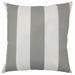 The Pillow Collection Kanha Striped Bedding Sham Polyester | 26 H x 26 W x 8 D in | Wayfair EURO-PP-ODTVERTICALCABANASTRIPE-GRAY-P100