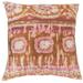 The Pillow Collection Xantara Ikat Bedding Sham Polyester in Brown | 26 H x 26 W x 8 D in | Wayfair EURO-MER-M9622-GUAVA-P100