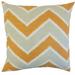 The Pillow Collection Hoku Zigzag Bedding Sham 100% Linen in Gray | 26 H x 26 W x 8 D in | Wayfair EURO-PT-ANNIKA-PAPAYA-L100