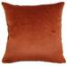 The Pillow Collection Juno Solid Bedding Sham Silk | 36 H x 20 W x 5 D in | Wayfair KING-MVT-1115-RUST-VELVET100