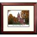 Campus Images Alumnus Lithograph Framed Photographic Print Paper in Green | 16.25 H x 18.75 W x 1.5 D in | Wayfair GA974R