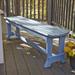 Uwharrie Outdoor Chair Carolina Preserves Picnic Bench Wood/Natural Hardwoods in Green | 18.25 H x 66 W x 14 D in | Wayfair C098-020