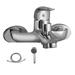 UCore Ceramic Disc Tub & Shower Faucet w/ Rough-in Valve in Gray | 6.5 H x 4.3 W in | Wayfair UFC22PS0020