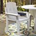 Uwharrie Chair Carolina Preserves Pine Patio Dining Armchair Wood in Yellow | 35.5 H x 25.5 W x 21.5 D in | Wayfair C075-075