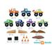 Sunny Decals 18 Piece Monster Trucks Wall Decal Set Canvas/Fabric/Fabric in Black/Blue/Brown | 9.2 H x 16 W in | Wayfair 156M