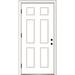 Verona Home Design Classic Primed Steel Prehung Front Entry Door Metal | 80 H x 30 W x 1.75 D in | Wayfair ZZ364687R