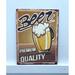 Winston Porter Premium Beer Wooden Sign Wall Décor in Brown/Orange | 16 H x 12 W in | Wayfair 10D326FB07F9497BBD5DB96C3A5F30E7