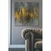 Orren Ellis 'Black & Gold Abstract' Acrylic Painting Print on Canvas in Gray | 37 H x 37 W x 1.5 D in | Wayfair 5A29EFEA3C1E4FB4AEAE24B32BFC4318