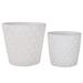 Wrought Studio™ Genola Round 2-Piece Pot Planter Set Ceramic | 6 H x 6.75 W x 6.75 D in | Wayfair 60E5005521B14002AD1D478B8F3CB618