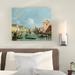 Darby Home Co 'Venice the Grand Canal Facing Santa' Graphic Art Print Canvas/Paper in White | 24 H x 36 W x 1.5 D in | Wayfair