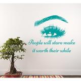 Harriet Bee Wall Sticker/Decal Vinyl/Plastic in Green/Blue | 22 H x 28 W x 0.1 D in | Wayfair 229B5ACC8E9E479BB938207B9B99E043