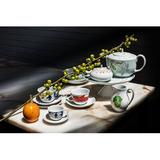 Vista Alegre Folkifunki Teacup & Saucer Porcelain/Ceramic in Blue/White/Yellow | 2.56 H in | Wayfair 21127787