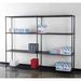 WFX Utility™ Skelmersdale 72" H x 48" W x 24" D Industrial Wire 4 Shelf Shelving Unit Starter Wire/Metal in Black | 72 H x 48 W x 24 D in | Wayfair