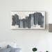 East Urban Home Monochrome Notation I by June Erica Vess - Print on Canvas Metal in Gray | 16 H x 32 W x 2 D in | Wayfair