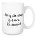 Wrought Studio™ Dement Sorry the House is a Mess Coffee Mug Ceramic in Black/Brown/White | 4.62 H in | Wayfair D4DAAE0DA2984A649F89F6EFC48AABA7