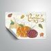 The Holiday Aisle® Autumn Bounty V Removable Wall Decal Metal in Orange | 32 H x 48 W in | Wayfair 382C477B7B104C05844FC341A669DF57