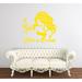 Harriet Bee Hair & Beauty Salon Art Personalized Wall Decal Plastic in Yellow | 22 H x 24 W x 0.1 D in | Wayfair 1372FAEF40504258BD889FC3CFD9381E