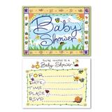 The Party Aisle™ B Is For Baby Invitation in Yellow | Wayfair C0C4B11B89EE465D9DADCCC4AEE52A9C