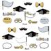The Party Aisle™ Fun Sign Set Photo Prop in Black/Yellow | Wayfair BF363AB3124E480280447261486B6429