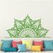 Dakota Fields Natazhat Headboard Wall Decal Vinyl in Green | 18 H x 35 W in | Wayfair 2D9AD3B5E38546D5870025CCB1E36973