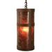 Loon Peak® Bayview 1-Light Outdoor Pendant Glass/Metal | 14.75 H x 6.75 W x 6.75 D in | Wayfair 930E591A85D44C9A9CE9B8377F7DF19D