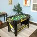 Arlmont & Co. Holmes 24" Foosball Table Manufactured wood in Black/Brown/Green | 32 H x 48 W in | Wayfair CDE47FBB44AE43C2BE91C9DDFEEF461F