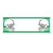 The Party Aisle™ 1'9" Banner in Green | 21 H x 0.01 D in | Wayfair CAFB48AA63ED423A92EB2FDE49ADB766