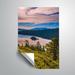 Millwood Pines Mountain Lake I Removable Wall Decal Vinyl in Blue/Green | 18 H x 12 W in | Wayfair 131A013AE10C42E9AEB81C33DD13F103