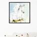 Ophelia & Co. Stallion by Oliver Gal - Picture Frame Graphic Art Print Paper in Blue/White | 18 H x 18 W x 0.5 D in | Wayfair