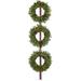 The Holiday Aisle® Holly Berry Lighted PVC Wreath Traditional Faux in Green/White | 20 H x 20 W x 4 D in | Wayfair ED7806A1F39A43B888C7F115AC8B92D7