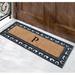 Darby Home Co Albertina Monogrammed 48 in. x 18 in. Non-Slip Outdoor Door Mat Coir, Rubber | Wayfair A293BDEBE9D54CE6BBCA29976C59F611