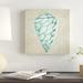 East Urban Home Seafoam Shell IV by Chariklia Zarris - Wrapped Canvas Graphic Art Print Canvas in Green | 18 H x 18 W x 2 D in | Wayfair