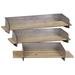 Gracie Oaks Simonne Wood Rectangular Wall Shelf Metal in Brown | 6 H x 31.5 W x 7.25 D in | Wayfair 99842609692F47DDA53799EB32D7F1E6