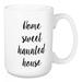 Wrought Studio™ Como Home Sweet Haunted House Coffee Mug Ceramic in Black/Brown/White | 4.62 H in | Wayfair C6C7DE59BA4E42DCB5C18198F2ACA9CC