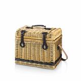 Arlmont & Co. Yellowstone Moka Picnic Basket Wicker or Wood in Brown | 15 H x 10 W x 13 D in | Wayfair 491E4CAC7C434DA78058B7980FF70376