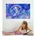 Wallhogs Mermaid Wall Decal Fabric in Blue | 30" H x 48" W | Wayfair birg5-t48