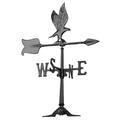 Whitehall Products Eagle Accent Weathervane Aluminum/Metal in Black/Gray | 24 H x 8.75 W x 5.5 D in | Wayfair 68