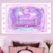 Wallhogs Princess Pea Wall Decal Canvas/Fabric in Pink | 15 H x 24 W in | Wayfair birg16-t24