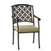 Woodard Casa Stacking Patio Dining Armchair w/ Cushion | 36.25 H x 23 W x 25 D in | Wayfair 3Y0401ST-48-53N