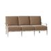 Woodard Wiltshire Patio Sofa w/ Cushions Metal/Sunbrella® Fabric Included in Gray | 35.5 H x 75 W x 38.8 D in | Wayfair 4Q0420-72-27Y