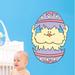 Wallhogs Easter Chick Wall Decal Canvas/Fabric in White | 36 H x 25.5 W in | Wayfair easter5-v36