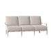 Woodard Wiltshire Patio Sofa w/ Cushions Metal/Sunbrella® Fabric Included in Gray | 35.5 H x 75 W x 38.8 D in | Wayfair 4Q0420-72-14Y