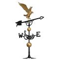 Whitehall Products Eagle Weathervane Aluminum/Metal in Brown/Gray/Yellow | 46 H x 15 W x 17 D in | Wayfair 428